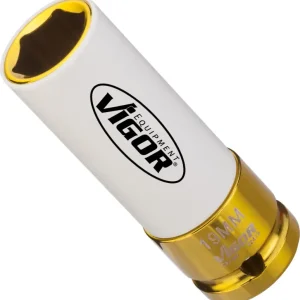 Begrenztes Angebot VIGOR Schlagschrauber Steckschlüsseleinsatz V2473 1/2" Sechskant Profil SW 19 mm