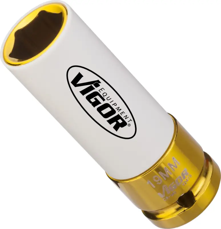 Begrenztes Angebot VIGOR Schlagschrauber Steckschlüsseleinsatz V2473 1/2" Sechskant Profil SW 19 mm
