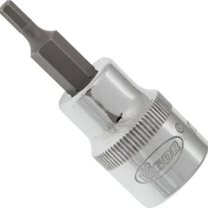 Angebot VIGOR Schraubendrehereinsatz V2285N 3/8" Innen Sechskant Profil SW 3 mm