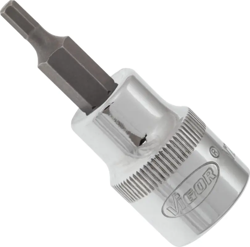 Angebot VIGOR Schraubendrehereinsatz V2285N 3/8" Innen Sechskant Profil SW 3 mm