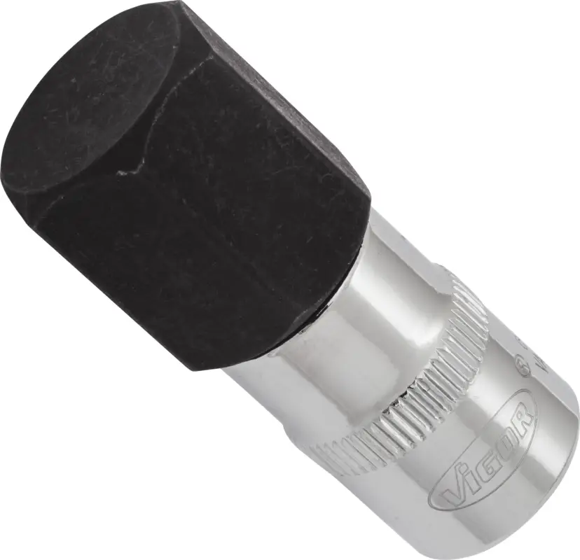 Echt VIGOR Schraubendrehereinsatz V6140 3/8" Innen Sechskant Profil SW 19 mm