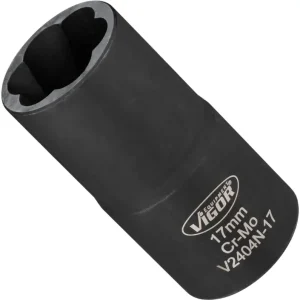 VIGOR Spiralnutenausdreher-Einsatz V2404N-17 1/2" Schraubenausdreher SW 17 Online Kaufen