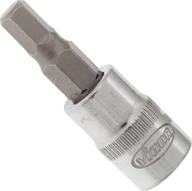 Echt VIGOR Schraubendrehereinsatz V2432N 1/4" Innen Sechskant Profil SW 5 mm