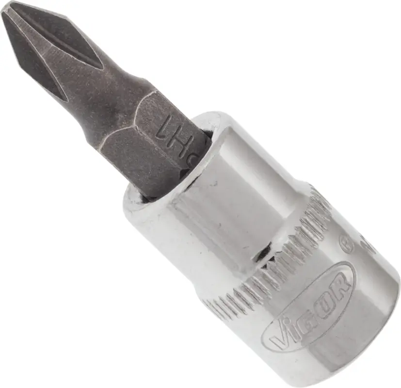 VIGOR Schraubendrehereinsatz V2436N 1/4" Kreuzschlitz Profil PH SW PH1 Abverkauf