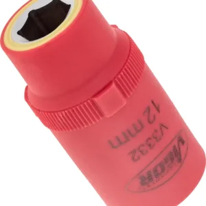 Finale Aktion VIGOR VDE Steckschlüsseleinsatz V3332 1/2" Außen Sechskant Profil SW 12 mm