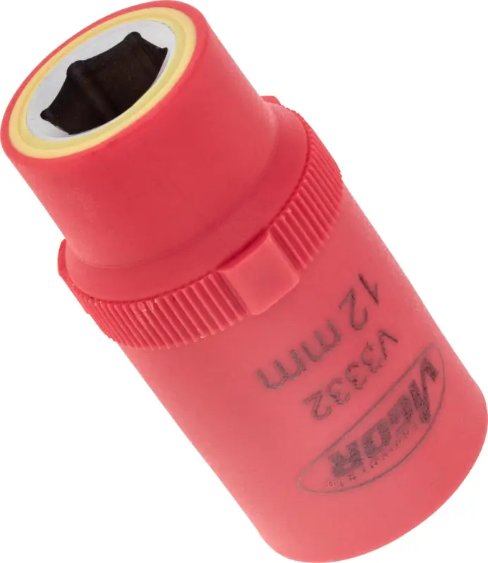 Finale Aktion VIGOR VDE Steckschlüsseleinsatz V3332 1/2" Außen Sechskant Profil SW 12 mm