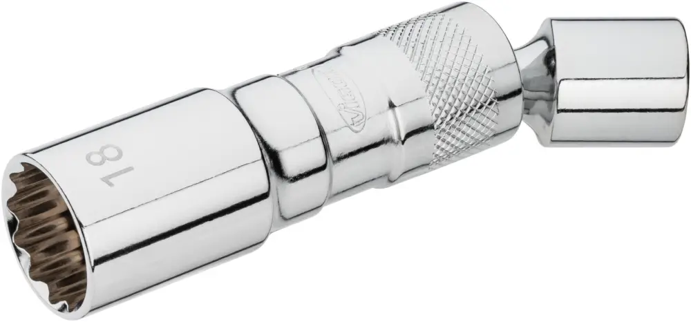 VIGOR Zündkerzen-Einsatz V7002-18 3/8" Außen Doppelsechskant Profil SW 18 mm Schneller Versand