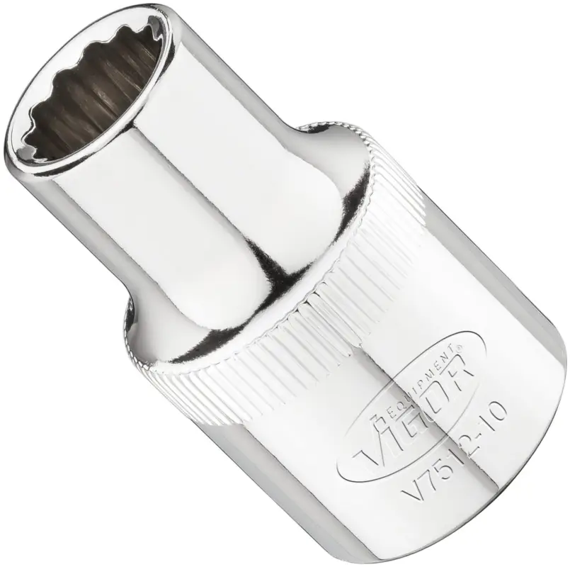VIGOR Steckschlüsseleinsatz V7512-10 1/2" Außen Doppelsechskant Profil SW 10 mm Bestseller