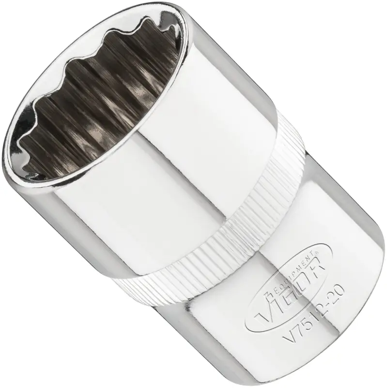 Bestpreis VIGOR Steckschlüsseleinsatz V7512-20 1/2" Außen Doppelsechskant Profil SW 20 mm