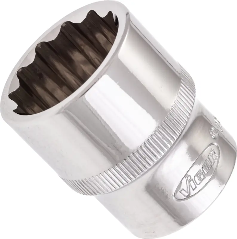 VIGOR Steckschlüsseleinsatz V7512-23 1/2" Außen Doppelsechskant Profil SW 23 mm Neue Ware