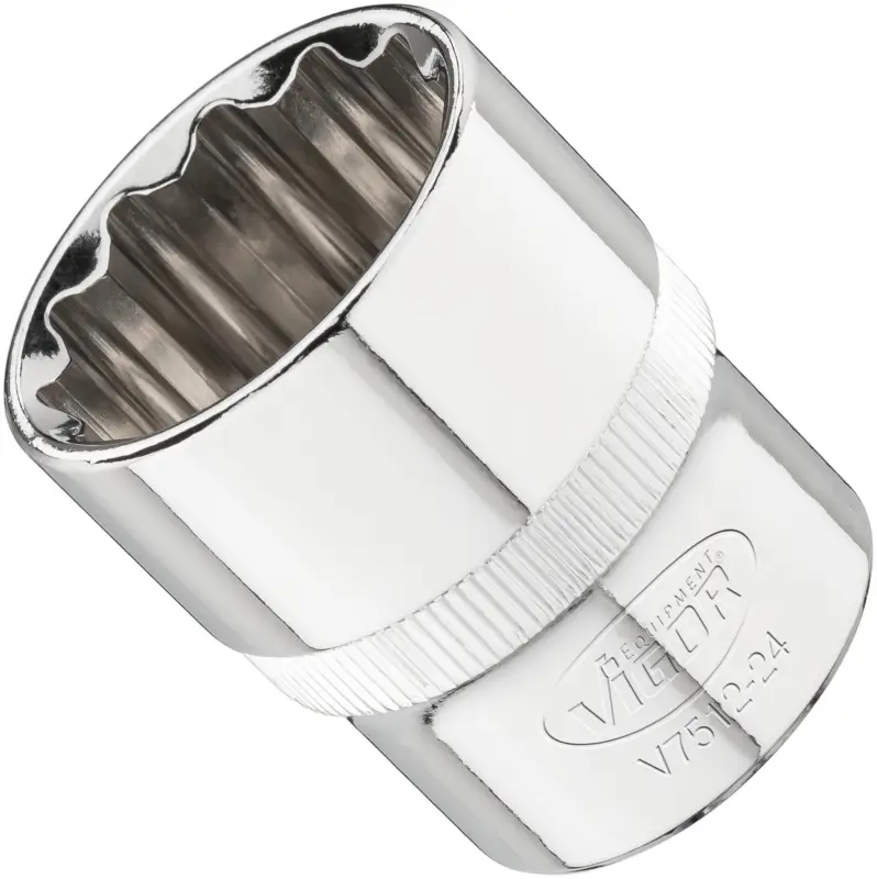 VIGOR Steckschlüsseleinsatz V7512-24 1/2" Außen Doppelsechskant Profil SW 24 mm Schneller Versand