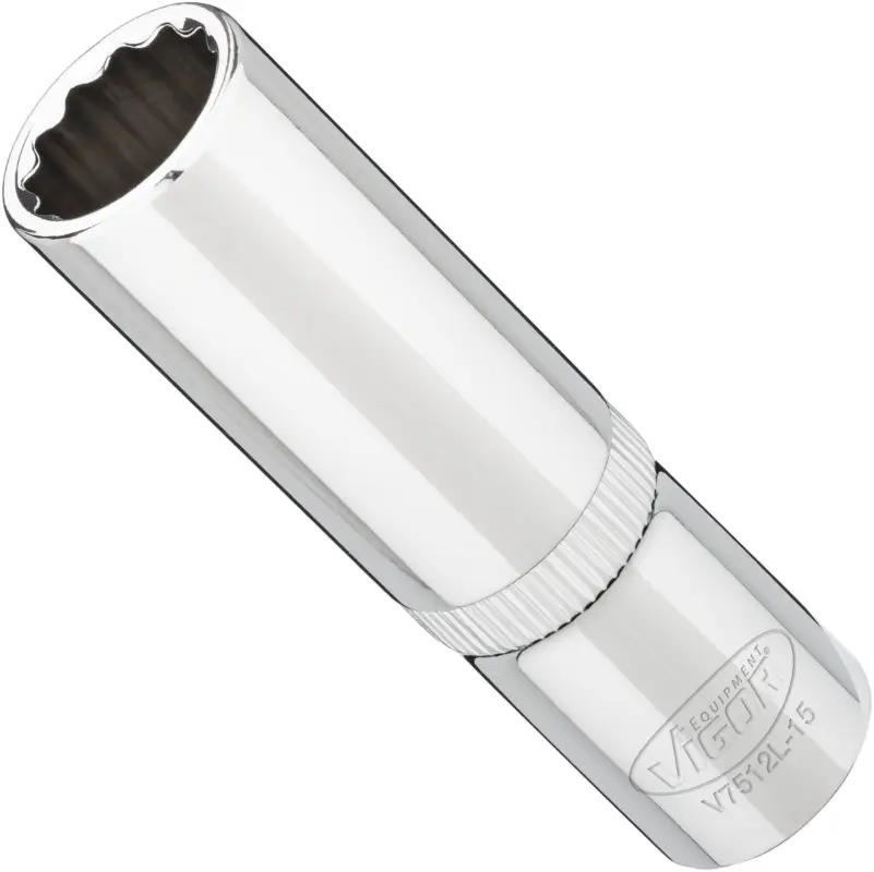 VIGOR Steckschlüsseleinsatz lang V7512L-15 1/2" Außen Doppelsechskant SW 15 mm Bestseller