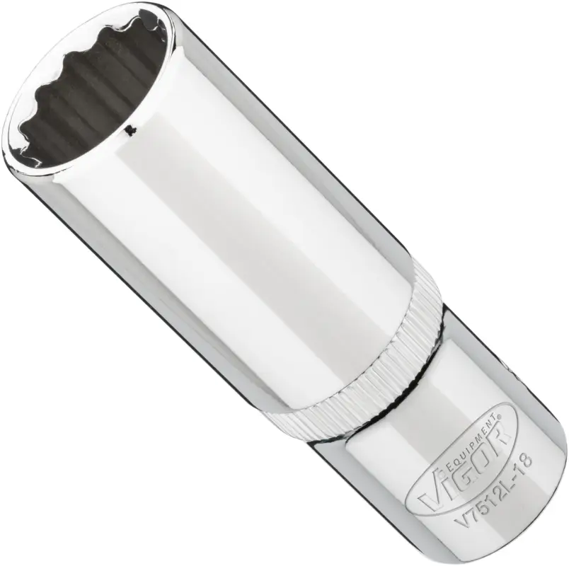 VIGOR Steckschlüsseleinsatz lang V7512L-18 1/2" Außen Doppelsechskant SW 18 mm Bestpreis