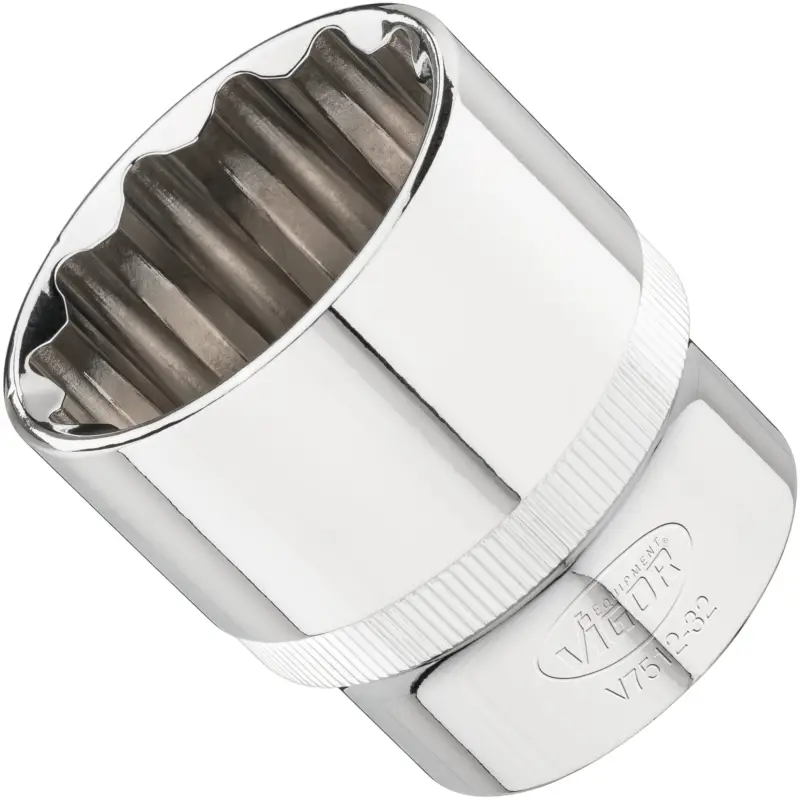 Billig VIGOR Steckschlüsseleinsatz V7512-32 1/2" Außen Doppelsechskant Profil SW 32 mm