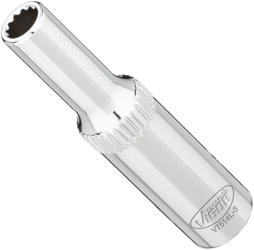 VIGOR Steckschlüsseleinsatz lang V7514L-5 1/4" Außen Doppelsechskant SW 5 mm Expressversand