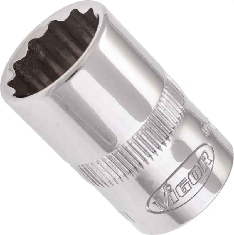 VIGOR Steckschlüsseleinsatz V7538-13 3/8" Außen Doppelsechskant Profil SW 13 mm Heißes Angebot