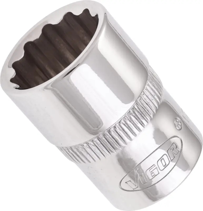 VIGOR Steckschlüsseleinsatz V7538-14 3/8" Außen Doppelsechskant Profil SW 14 mm Sichere Zahlung