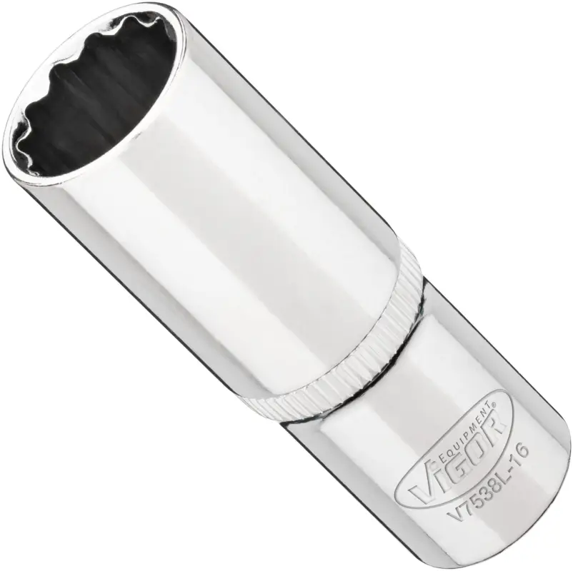 VIGOR Steckschlüsseleinsatz lang V7538L-16 3/8" Außen Doppelsechskant SW 16 mm Direkt Vom Hersteller