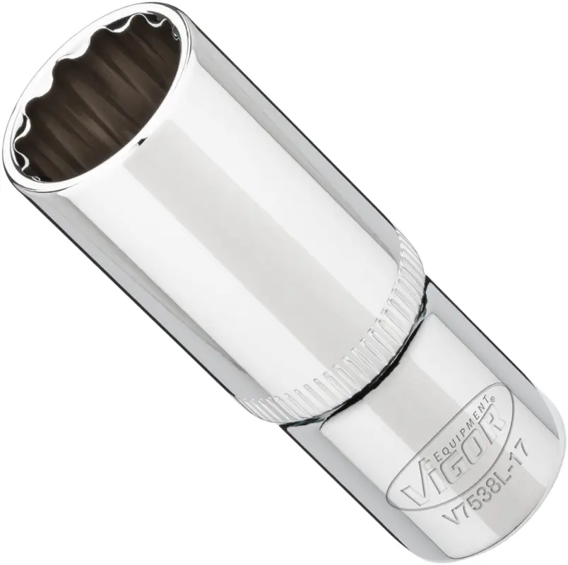 VIGOR Steckschlüsseleinsatz lang V7538L-17 3/8" Außen Doppelsechskant SW 17 mm Sonderaktion