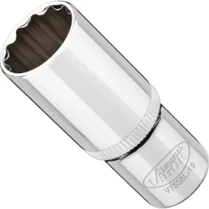 VIGOR Steckschlüsseleinsatz lang V7538L-19 3/8" Außen Doppelsechskant SW 19 mm Super-Preis