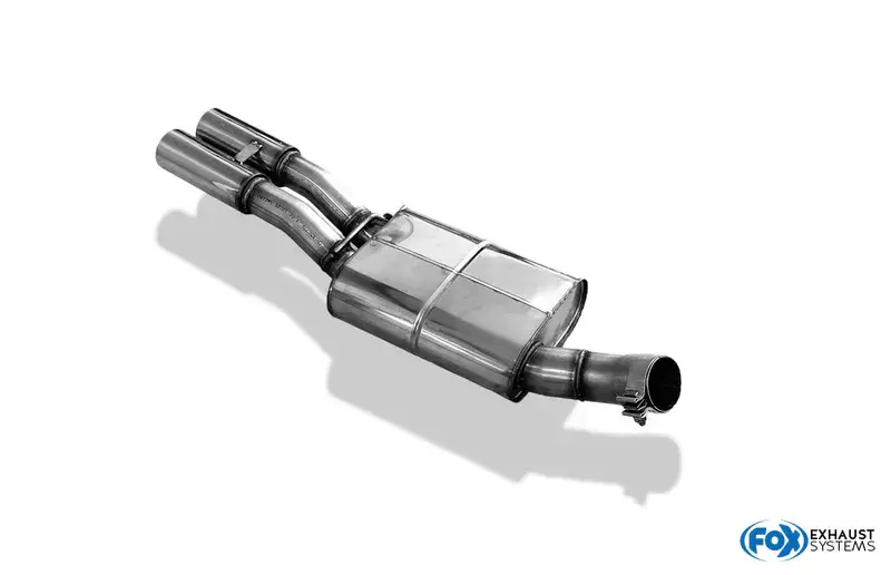 Fox Audi A4 B5 - Frontantrieb Endschalldämpfer 76mm - 2x80 Typ 10 Ausverkauf