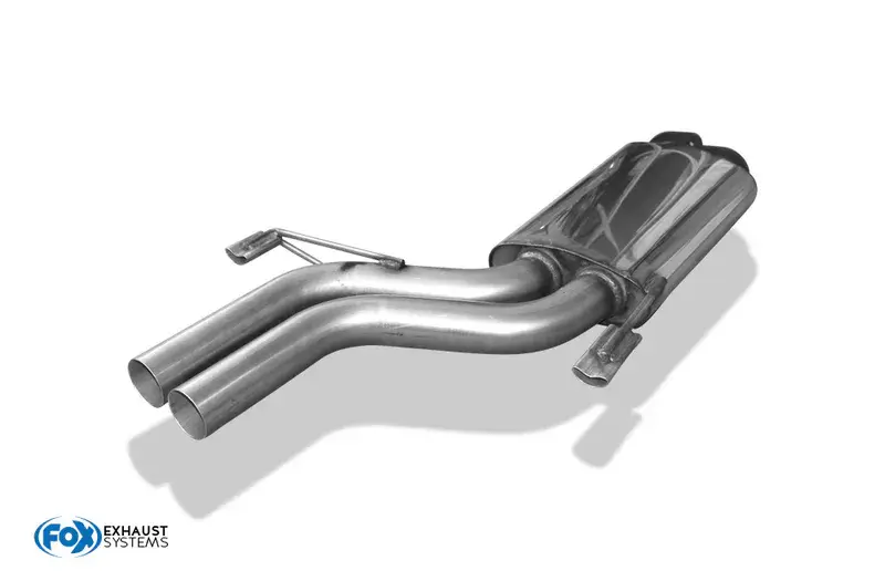 Kracherpreis Fox BMW E32 750iL Vorschalldämpfer Ø2x63,5mm