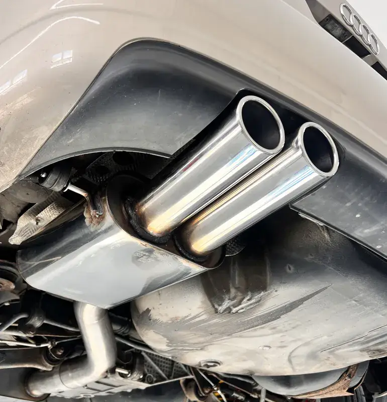 Fox Audi A4 B5 quattro Endschalldämpfer - 2x88x74 Typ 32 seitlich versetzt Mega-Angebot