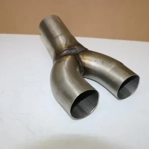 Fox Anschlussrohr 2x60 auf 1x63,5mm - Länge 250mm Preisknaller