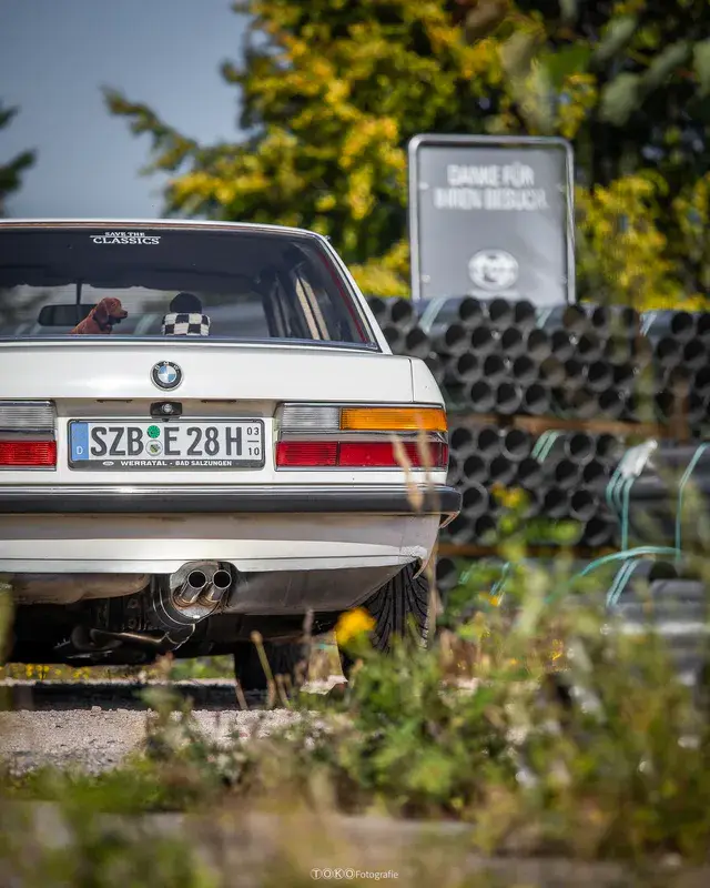 Fox BMW E28 520i ohne Kat Endschalldämpfer - 2x55 Typ 10 Nur Für Kurze Zeit