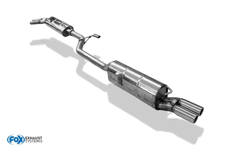 Knallerangebot Fox BMW E28 520i ohne Kat End- und Vorschalldämpfer - 2x63 Typ 12