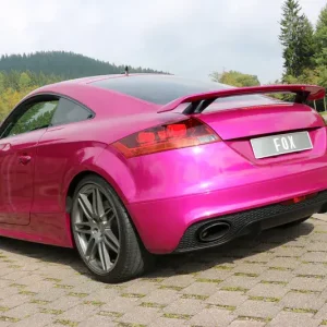 Fox Audi TT 8J RS Endschalldämpfer quer Ausgang rechts/links mit Unterdruckklappe + Vorschalldämpfer Preisreduziert