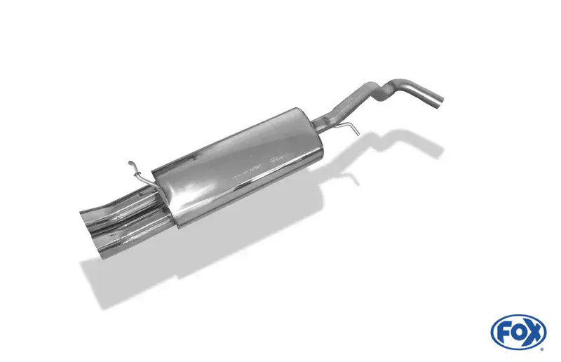 Top-Angebot Fox VW Golf IV Endschalldämpfer -2x63 Typ 28