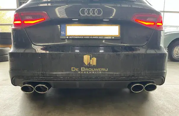 Fox Audi A3 8V Sportback E-tron Endschalldämpfer rechts/links - 2x115x85 Typ 32 rechts/links Passend für S3-Stoßstange Direktkauf