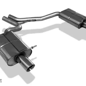 Garantierte Lieferung Fox Audi A4 Typ B7 Endschalldämpfer rechts/links - 1x90 Typ 25 rechts/links