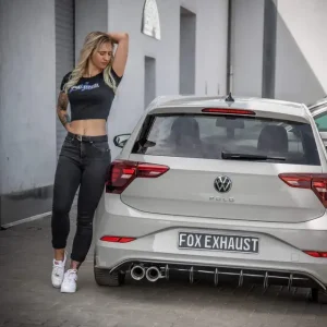 Fox VW Polo AW Facelift Endschalldämpfer - 2x90 Typ 25 Billig