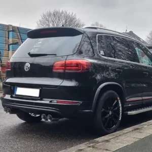 Garantierte Lieferung Fox VW Tiguan 5N - 4motion Endschalldämpfer Ausgang rechts/links - 2x90 Typ 25 rechts/links