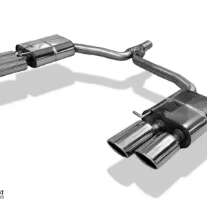 Fox Audi A5 8T - Rieger Endschalldämpfer rechts/links für 2-Rohr zweiflutig - 2x115x85 Typ 32 rechts/links inkl. Rieger Prägung - passend an großen Heckansatz Sichere Zahlung