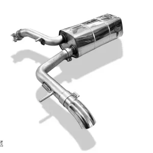 Fox Audi A2 - 1,6l + 1,4l 42l Tank Endschalldämpfer - 1x63 Typ 26 Garantierte Lieferung