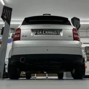 Fox Audi A2 - 1,4l - 34l Tank Endschalldämpfer - 1x90 Typ 25 Sonderaktion