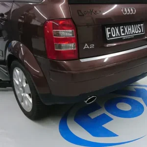 Heißes Angebot Fox Audi A2 - 1,4l - 34l Tank Endschalldämpfer - 115x85 Typ 32