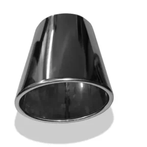 Fox Anschweißendrohr Typ 32 140x90 mm / Länge: 300 mm - oval / eingerollt / 14° abgeschrägt / ohne Absorber Neuheit