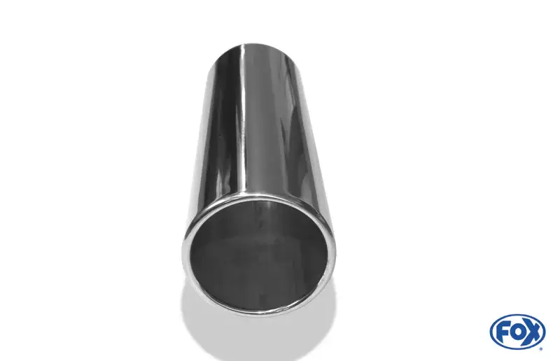 Top-Seller Fox Anschweißendrohr Typ 12 Ø 100 mm / Länge: 300 mm- rund / eingerollt / gerade / ohne Absorber