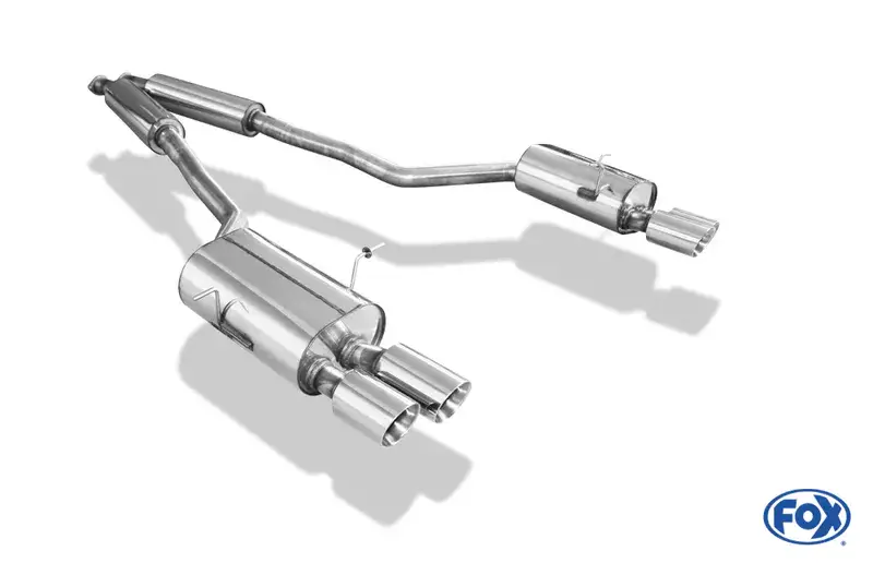 Beliebt Fox BMW E31 850i Endschalldämpfer rechts/links und Vorschalldämpfer - 2x90 Typ 25 rechts/links