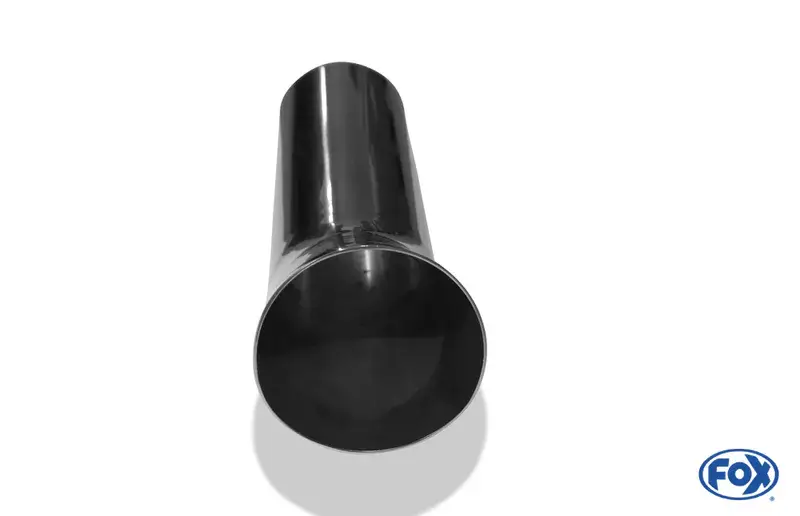 Neu Im Sortiment Fox Anschweißendrohr Typ 18 Ø 76 mm / Länge: 300 mm- rund / uneingerollt / FOX-Design / ohne Absorber