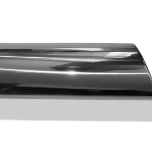 Fox Anschweißendrohr Typ 38 - Rechts 106x71 mm / Länge: 300 mm - oval- seitlich nach rechts abgeschrägt / eingerollt / ohne Absorber Neu