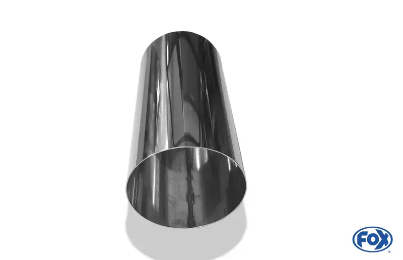 Fox Anschweißendrohr Typ 14 Ø 114 mm / Länge: 300 mm - rund / uneingerollt / 15° abgeschrägt / ohne Absorber Billig