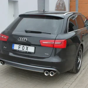 Fox Audi A6 4G - 3,0l TFSI Endschalldämpfer rechts/links zweiflutig - 2x90 Typ 13 rechts/links Top-Angebot