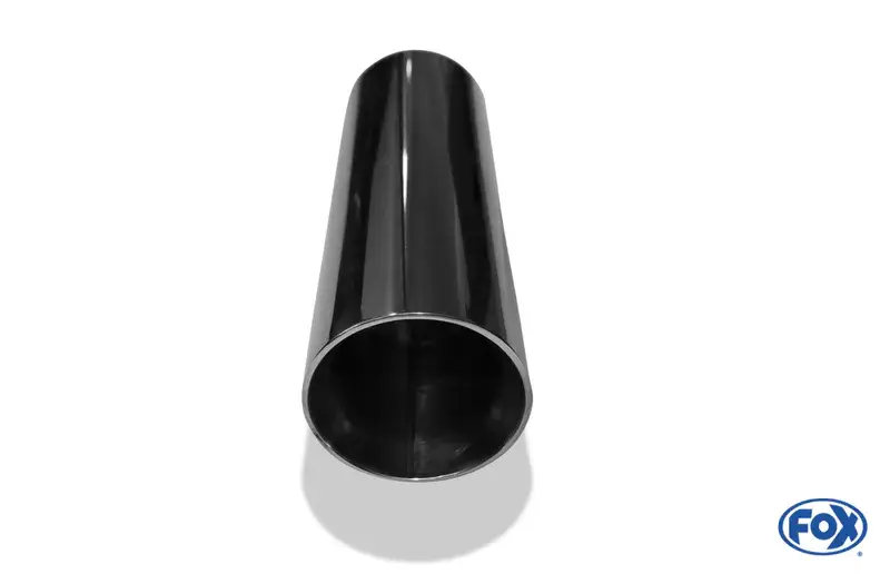 Highlight Fox Anschweißendrohr Typ 25 Ø 70 mm / Länge: 300 mm - rund / uneingerollt / abgeschrägt / mit Type-B Einsatz