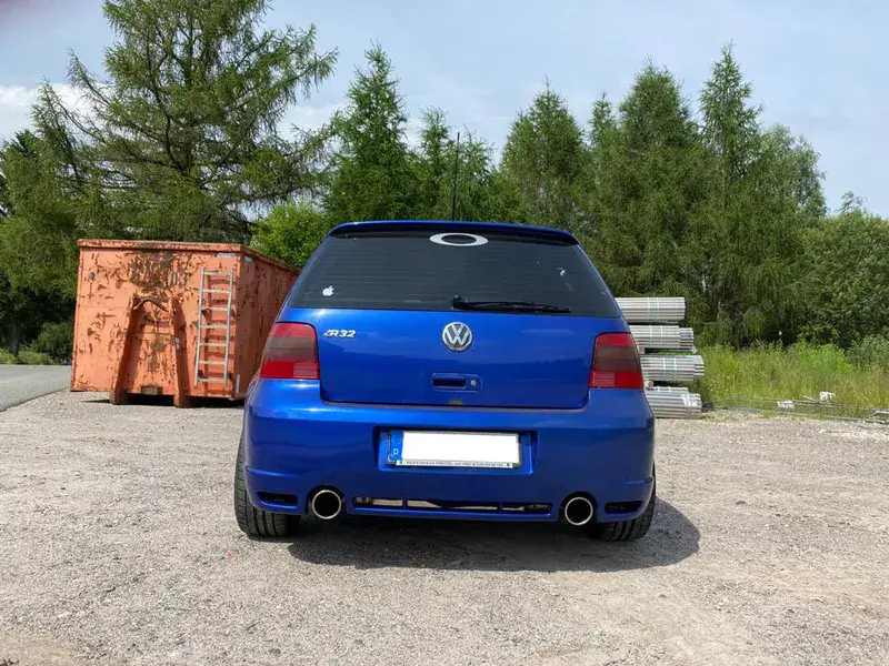 Ausverkauf Fox VW Golf IV R32 Endschalldämpfer Ausgang rechts/links - 1x100 Typ 16 rechts/links