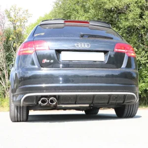Billig Fox Audi RS3 Typ 8P quattro - Sportback Endschalldämpfer Ø70mm mit Abgasklappe - 2x90 Typ 16